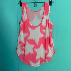 Reach for the Stars Hot pink tank
